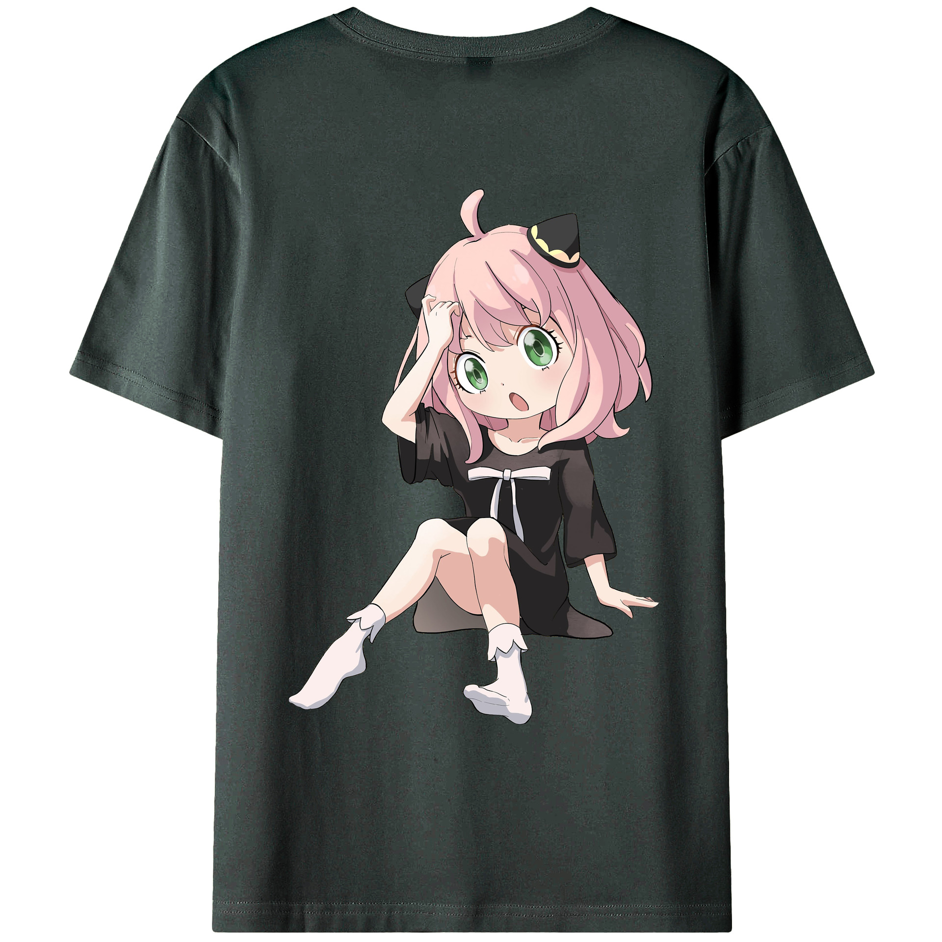 （画像用） SPY×FAMILY间谍家家酒 綿100％ メンズ半袖Tシャツ（バックプリント） 通気性